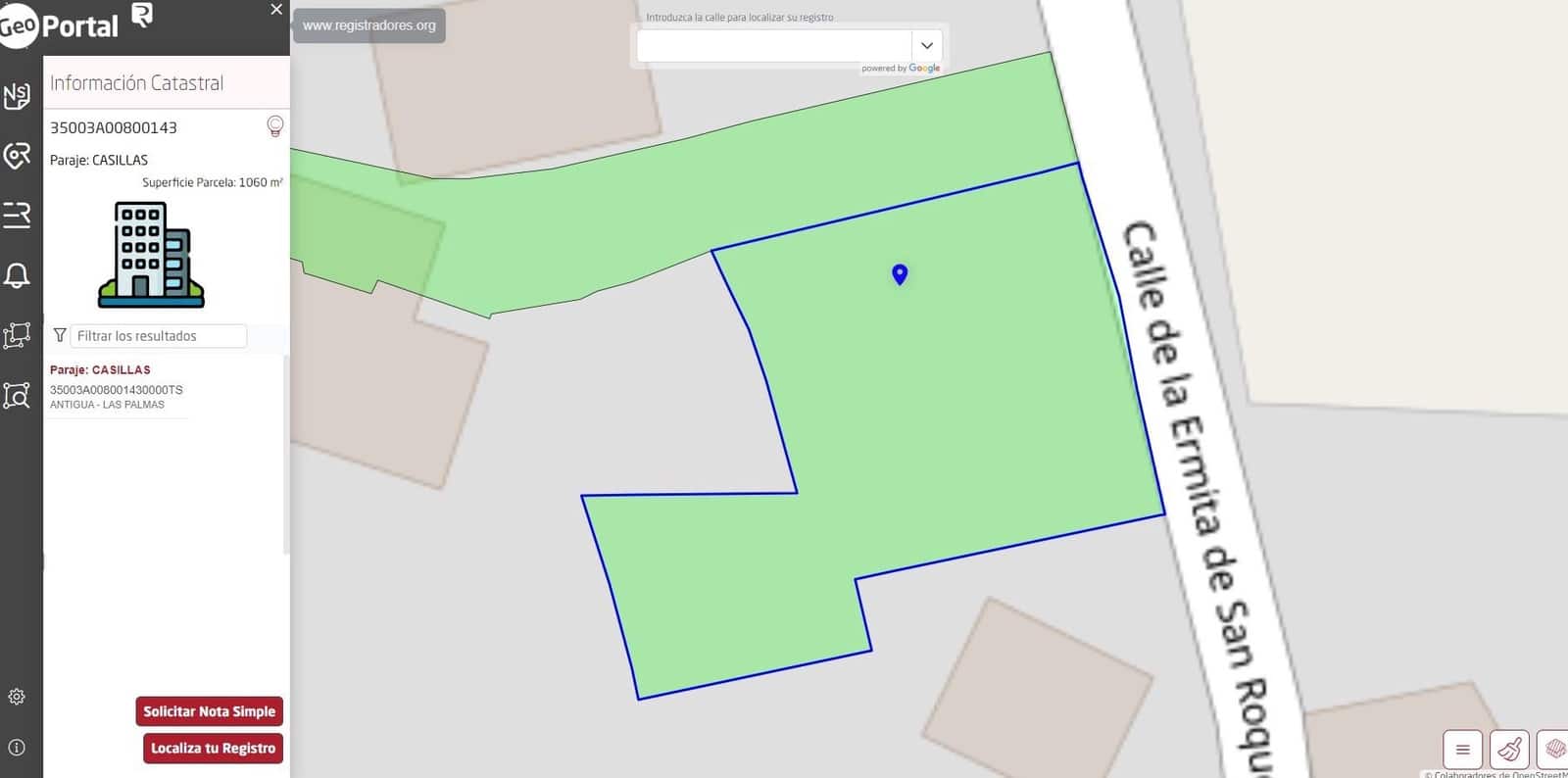 Byggegrund til salg i Antigua - € 68.650 (Ref: 9447136)