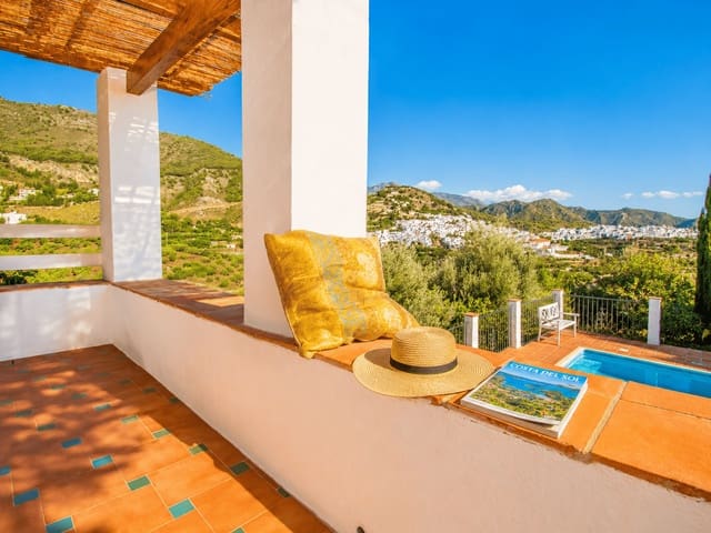 3 Zimmer Villa zu vermieten in Frigiliana mit Pool Garage - 1.200 € (Ref: 7472449)