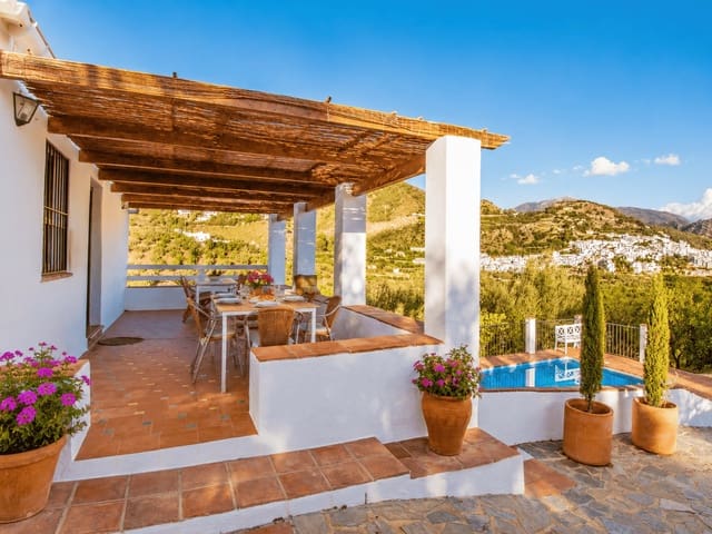 3 Zimmer Villa zu vermieten in Frigiliana mit Pool Garage - 1.200 € (Ref: 7472449)