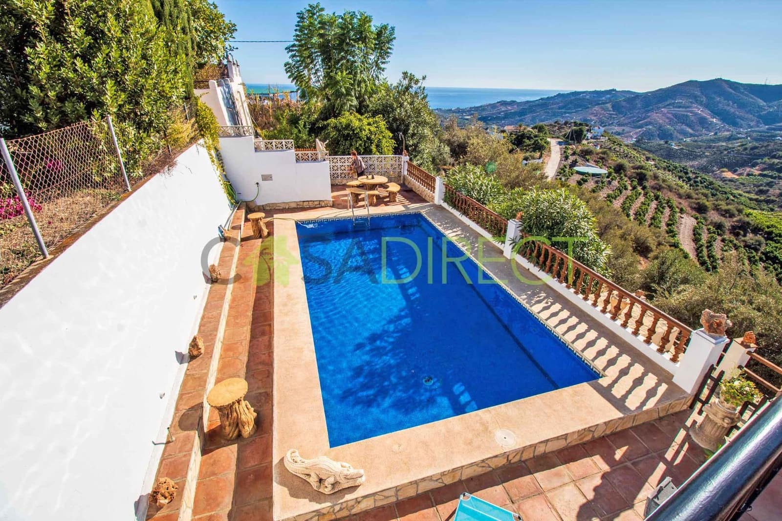 3 sypialnia Willa do wynajęcia w Frigiliana z basenem garażem - 1 600 € (Ref: 7479321)