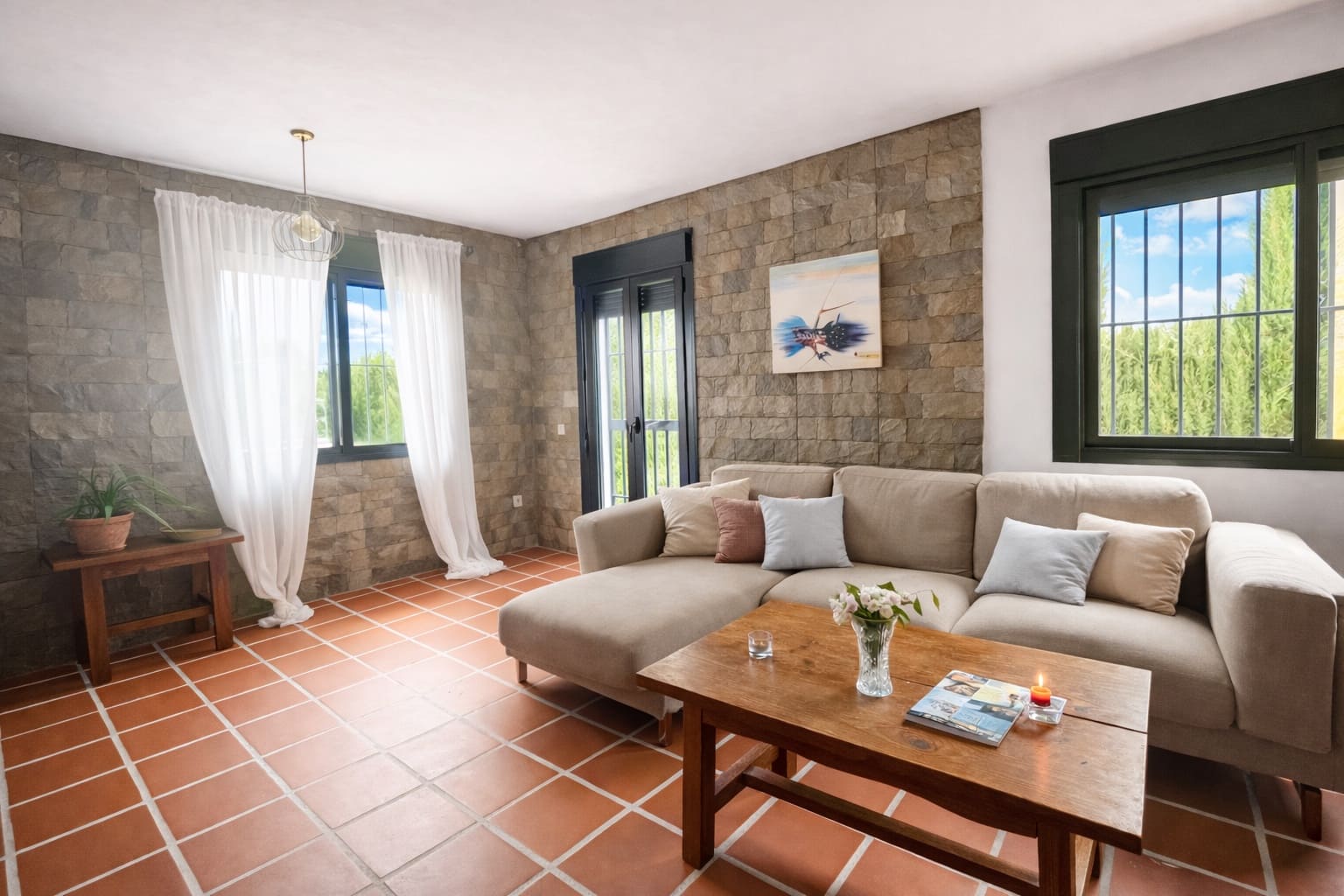 2 makuuhuone Huvila vuokrattavana paikassa Frigiliana mukana uima-altaan 
autotalli - 1 800 € (Ref: 7857216)