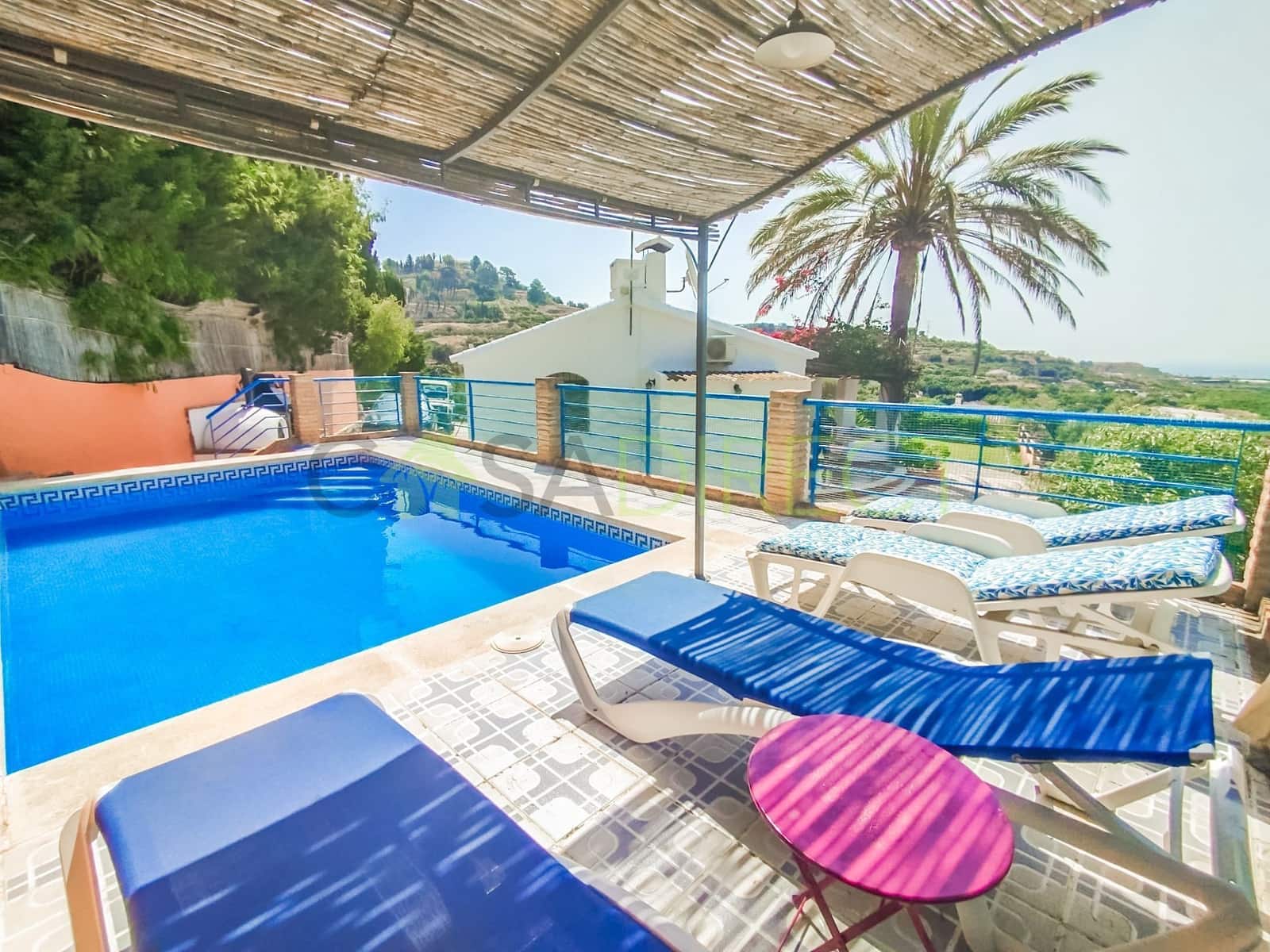 2 soveværelse Finca/Landehus til leje i Frigiliana med swimmingpool - € 1.080 (Ref: 8417418)