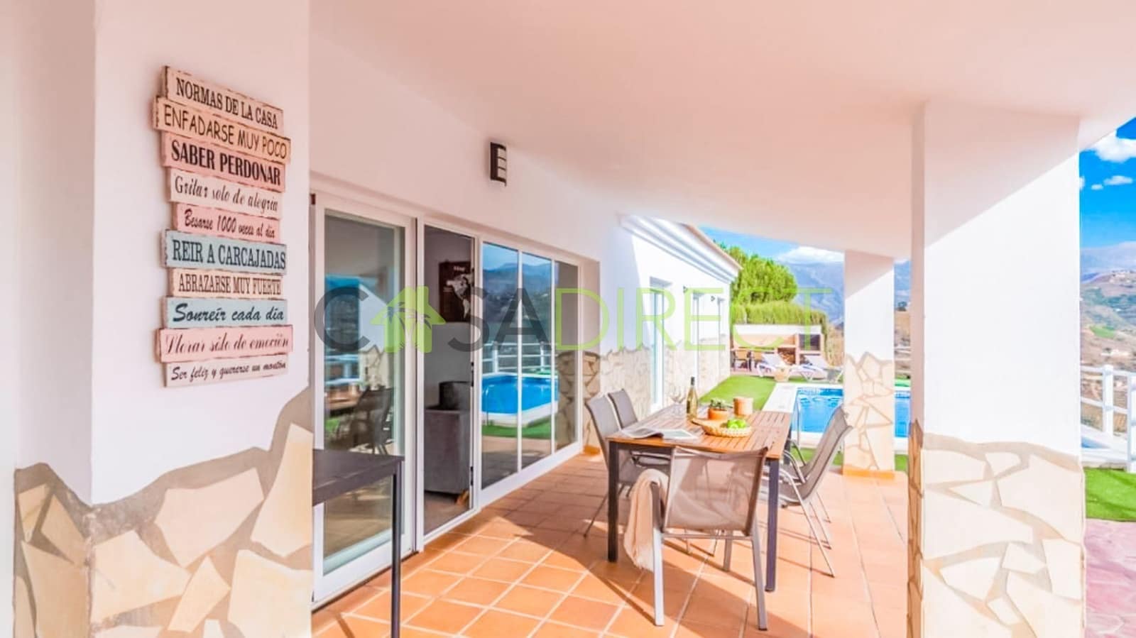 3 soveværelse Finca/Landehus til leje i Sayalonga med swimmingpool garage - € 1.400 (Ref: 8757433)