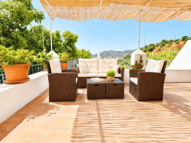 3 sovrum Finca/Hus på landet att hyra i Frigiliana med pool garage - 1 080 € (Ref: 9173211)