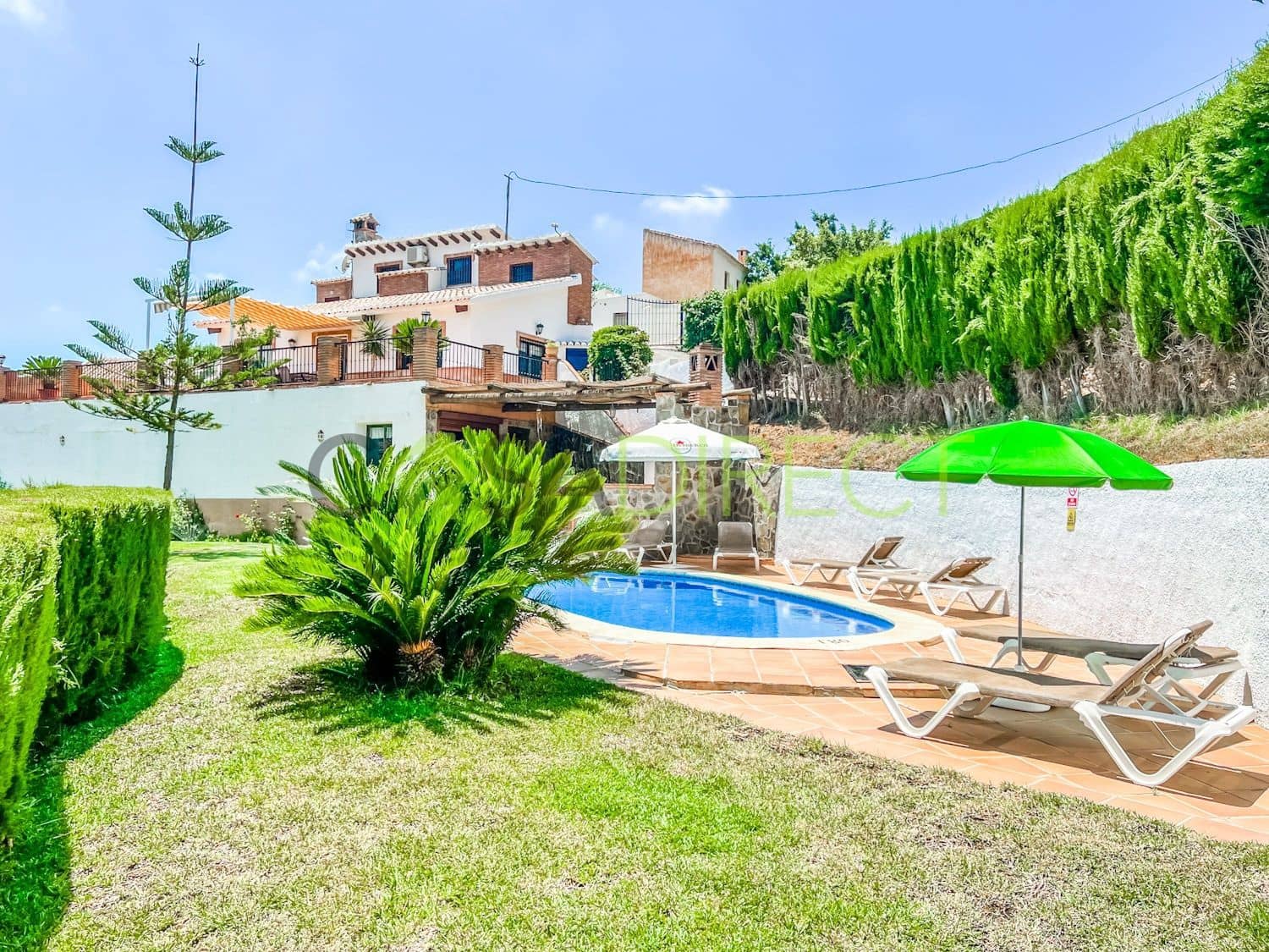3 soveværelse Villa til leje i Frigiliana med swimmingpool garage - € 2.400 (Ref: 9193545)