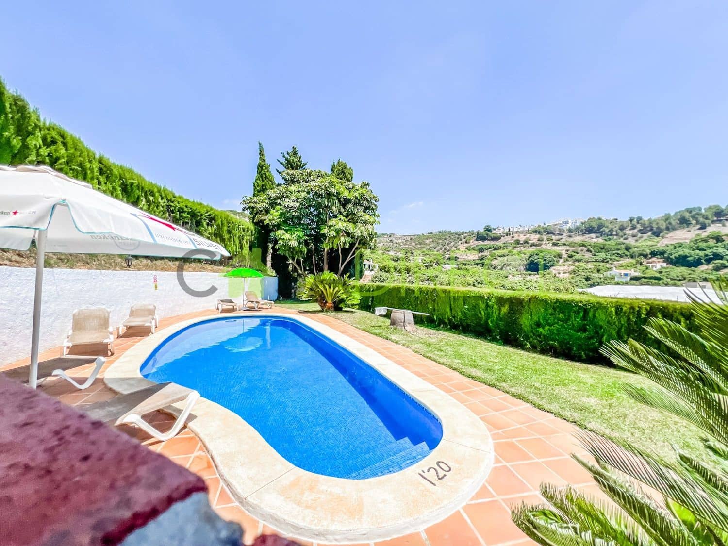 3 soveværelse Villa til leje i Frigiliana med swimmingpool garage - € 2.400 (Ref: 9193545)