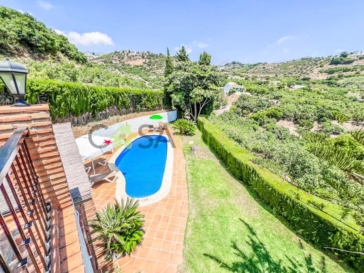 3 soveværelse Villa til leje i Frigiliana med swimmingpool garage - € 2.400 (Ref: 9193545)