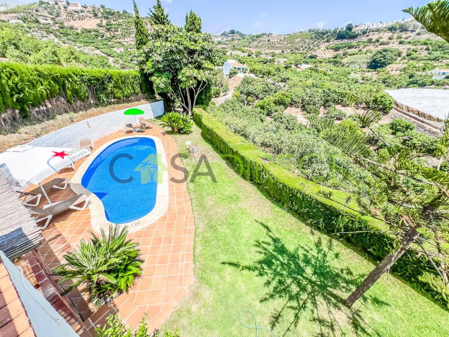 3 soveværelse Villa til leje i Frigiliana med swimmingpool garage - € 2.400 (Ref: 9193545)