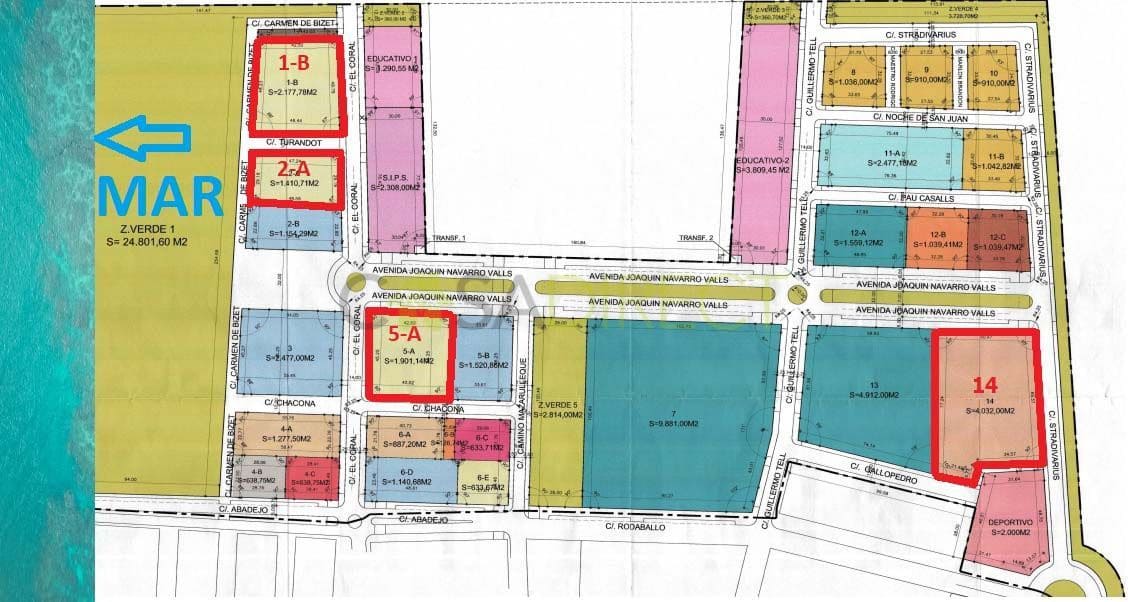 Grunde uden byggetilladelser til salg i El Cabo de Gata - € 630.000 (Ref: 9310489)
