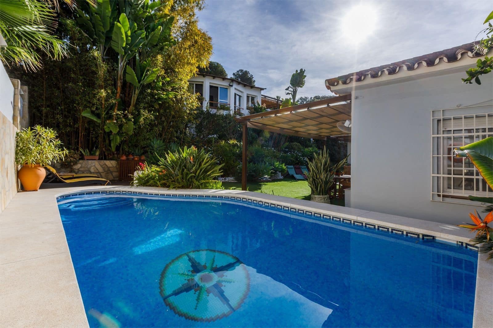 4 Zimmer Villa zu vermieten in Benajarafe mit Pool Garage - 3.800 € (Ref: 9864033)