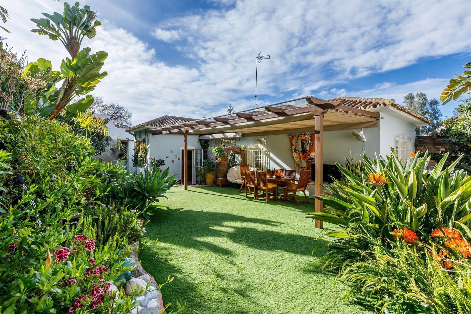 4 Zimmer Villa zu vermieten in Benajarafe mit Pool Garage - 3.800 € (Ref: 9864033)