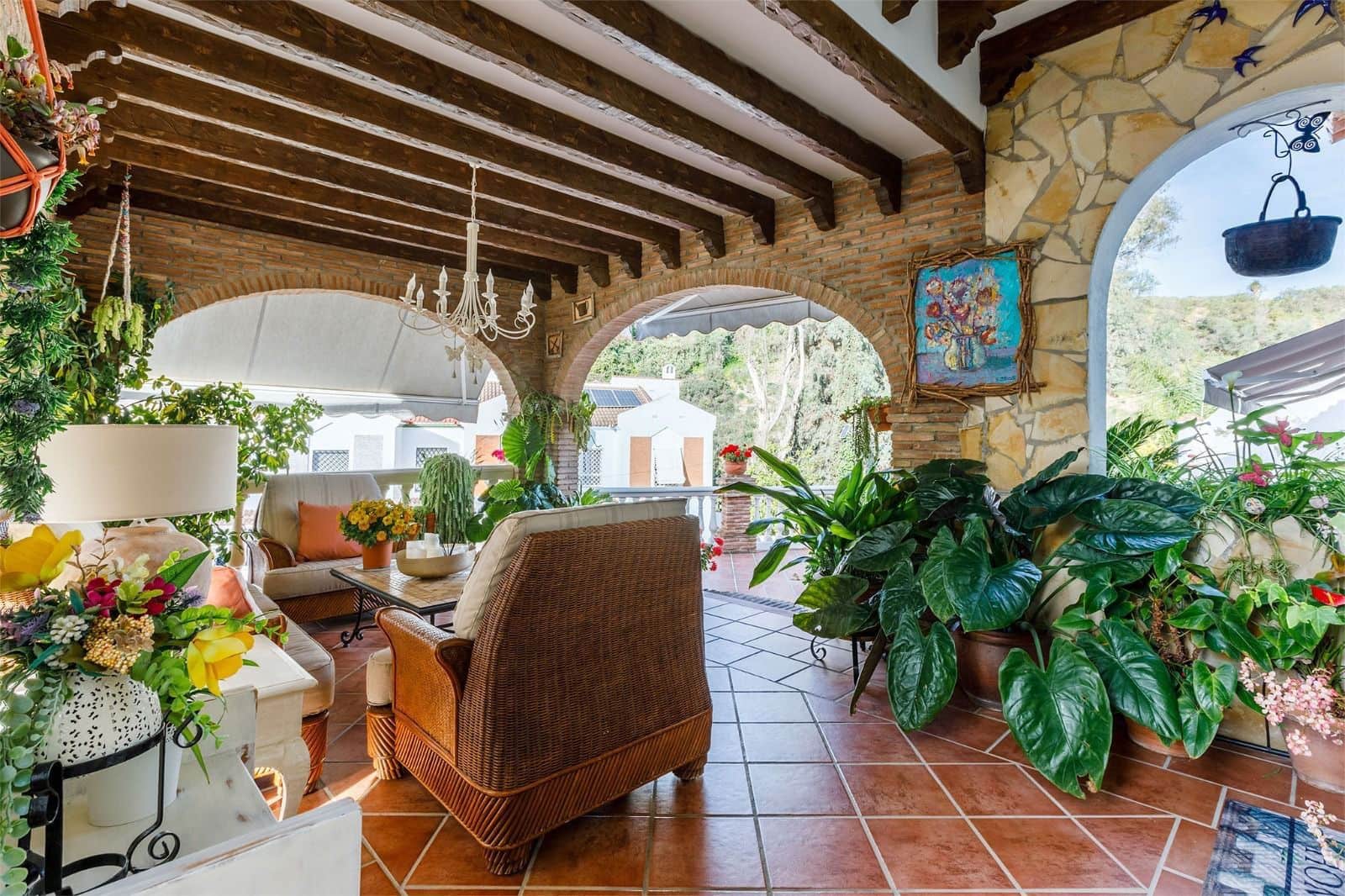 4 Zimmer Villa zu vermieten in Benajarafe mit Pool Garage - 3.800 € (Ref: 9864033)
