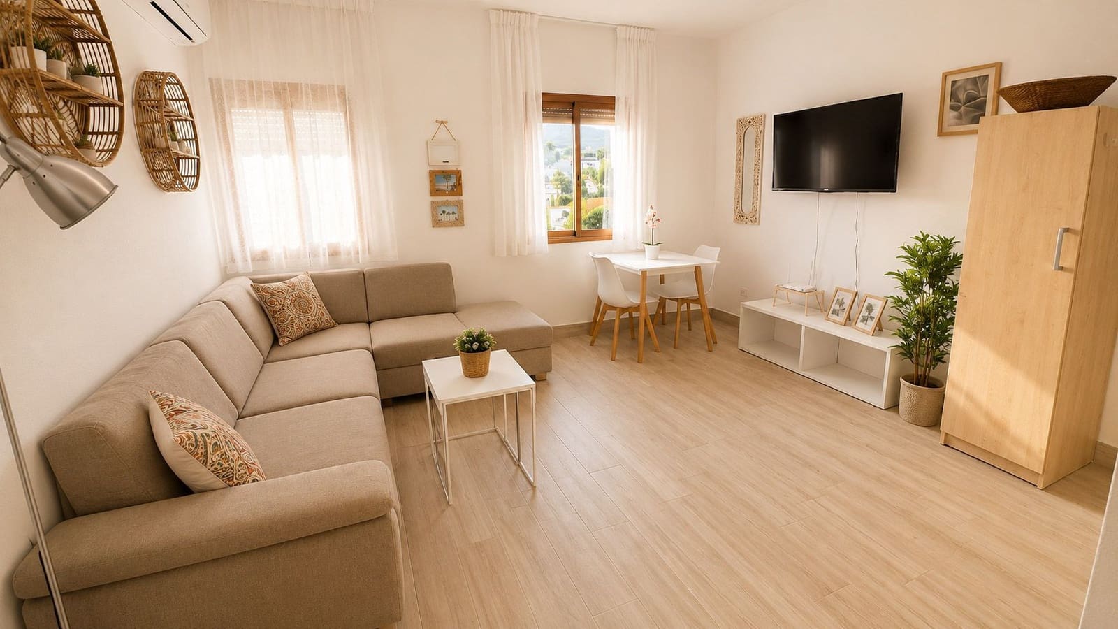 1 quarto Apartamento para arrendar em Frigiliana com piscina - 600 € (Ref: 9996614)