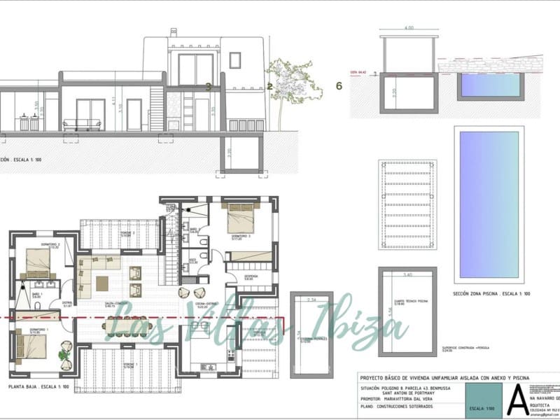 Grunde uden byggetilladelser til salg i San Jose / Sant Josep de Sa Talaia - € 1.400.000 (Ref: 9095536)