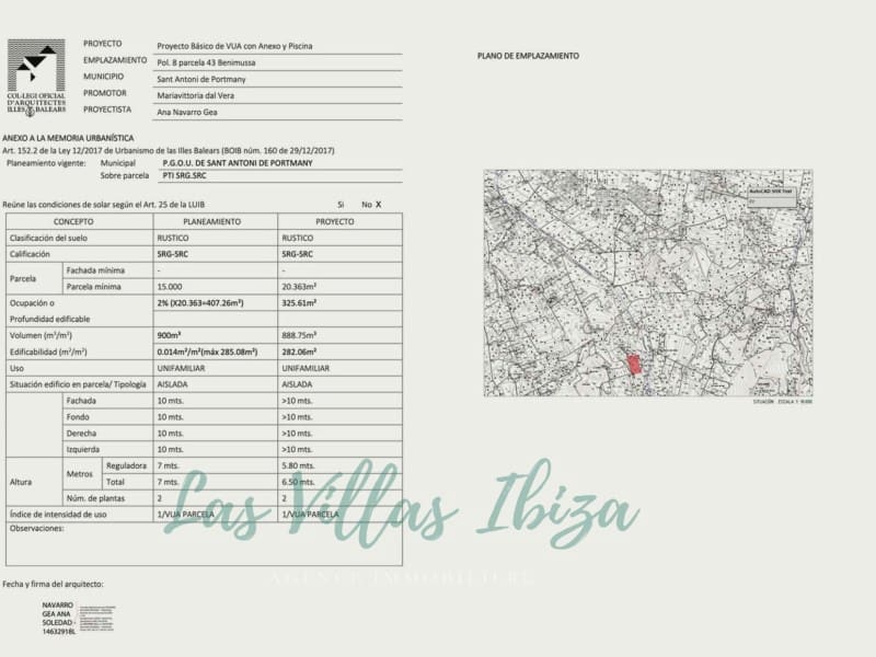 Grunde uden byggetilladelser til salg i San Jose / Sant Josep de Sa Talaia - € 1.400.000 (Ref: 9095536)