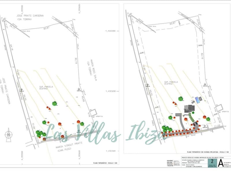 Grunde uden byggetilladelser til salg i San Jose / Sant Josep de Sa Talaia - € 1.400.000 (Ref: 9095536)