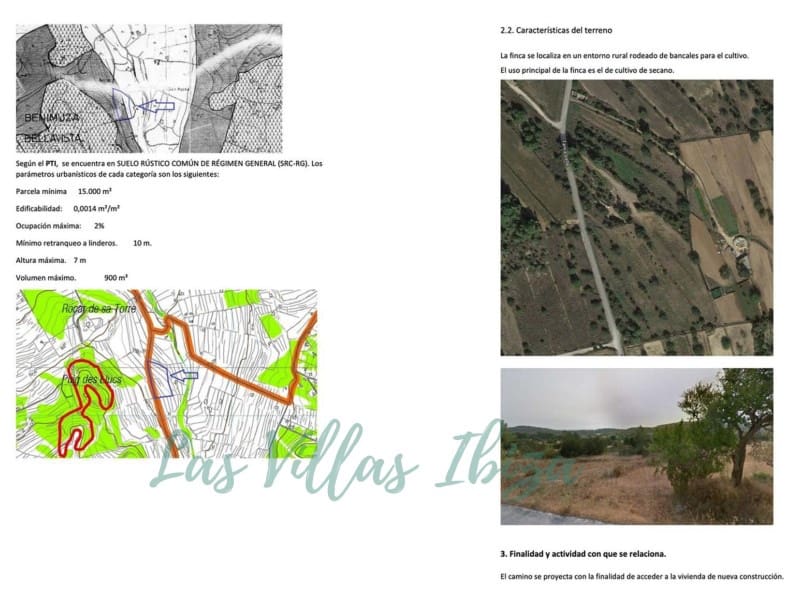 Grunde uden byggetilladelser til salg i San Jose / Sant Josep de Sa Talaia - € 1.400.000 (Ref: 9095536)