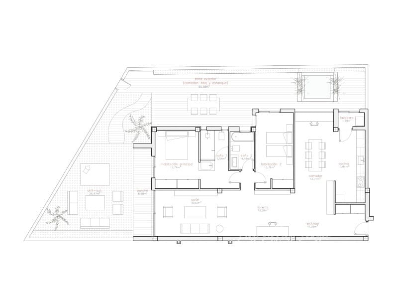 2 bedroom Apartment for sale in Ibiza / Eivissa town - € 880,000 (Ref: 9349334)