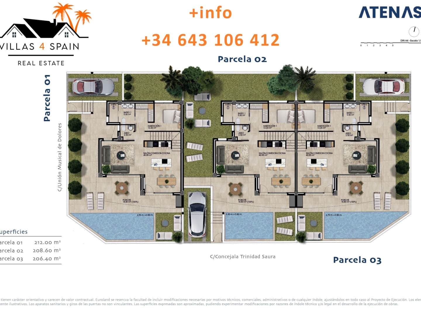 3 soverom Villa til salgs i Almoradi med svømmebasseng - € 459 000 (Ref: 8682050)