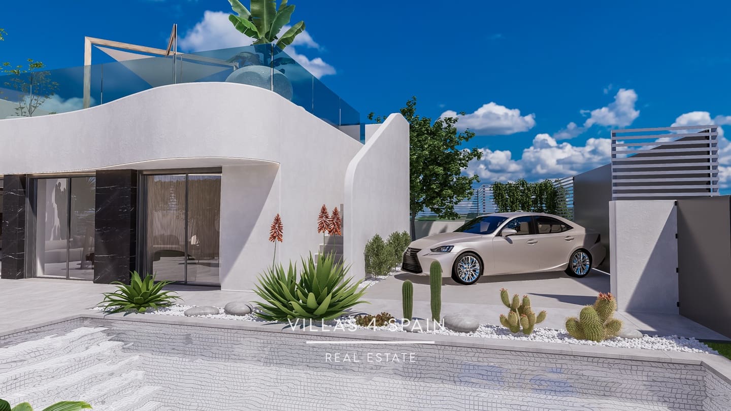 3 makuuhuone Huvila myytävänä paikassa Ciudad Quesada mukana uima-altaan 
autotalli - 450 000 € (Ref: 8726681)