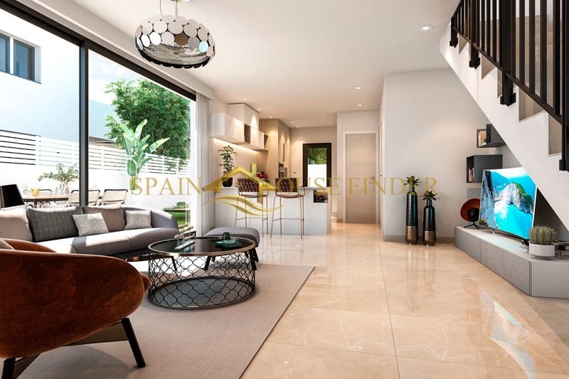 3 soverom Kjedet enebolig til salgs i Alicante by med svømmebasseng - € 375 000 (Ref: 7369600)