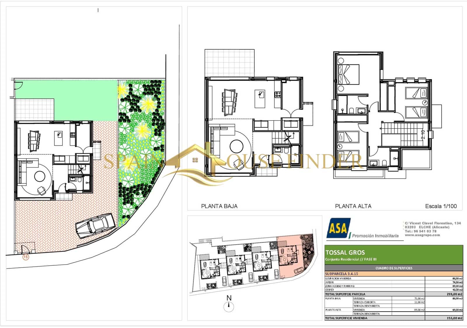 Rækkehus til salg i Alicante by - € 550.000 (Ref: 7369602)