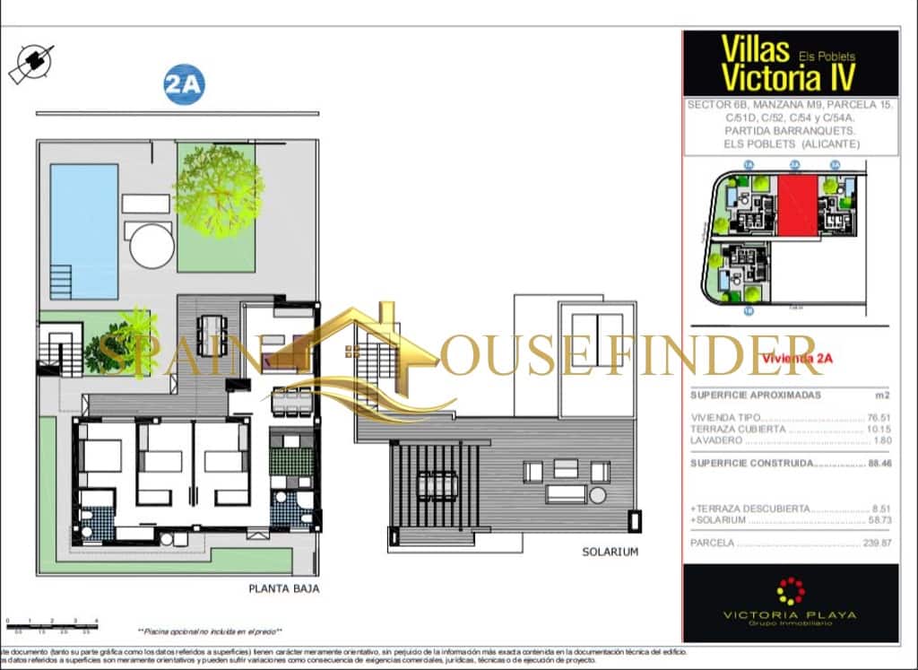 3 sypialnia Willa na sprzedaż w El Vergel / Verger z basenem garażem - 389 000 € (Ref: 8579096)