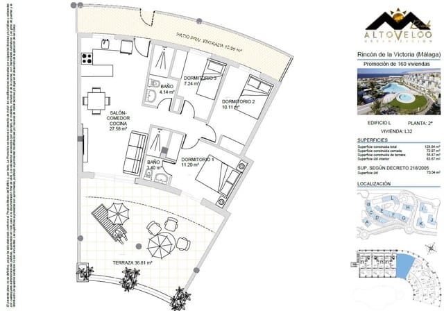 3 chambre Appartement à vendre à Rincón de la Victoria avec piscine - 465 000 € (Ref: 10100351)