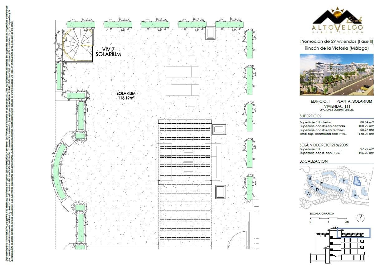 3 chambre Appartement à vendre à Rincon de la Victoria avec piscine garage - 495 000 € (Ref: 10100354)