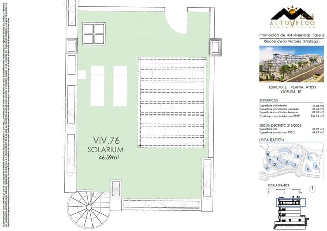 2 soveværelse Lejlighed til salg i Rincón de la Victoria med swimmingpool garage - € 349.000 (Ref: 9999683)