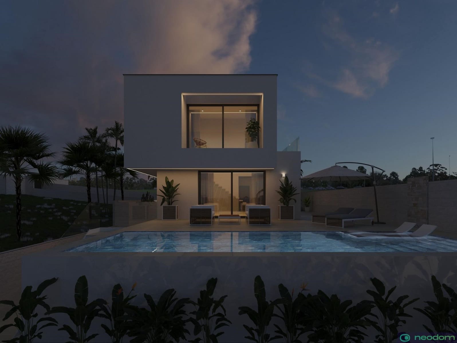 Chalet de 3 habitaciones en Alicante / Alacant ciudad en venta con piscina - 1.050.000 € (Ref: 9387270)