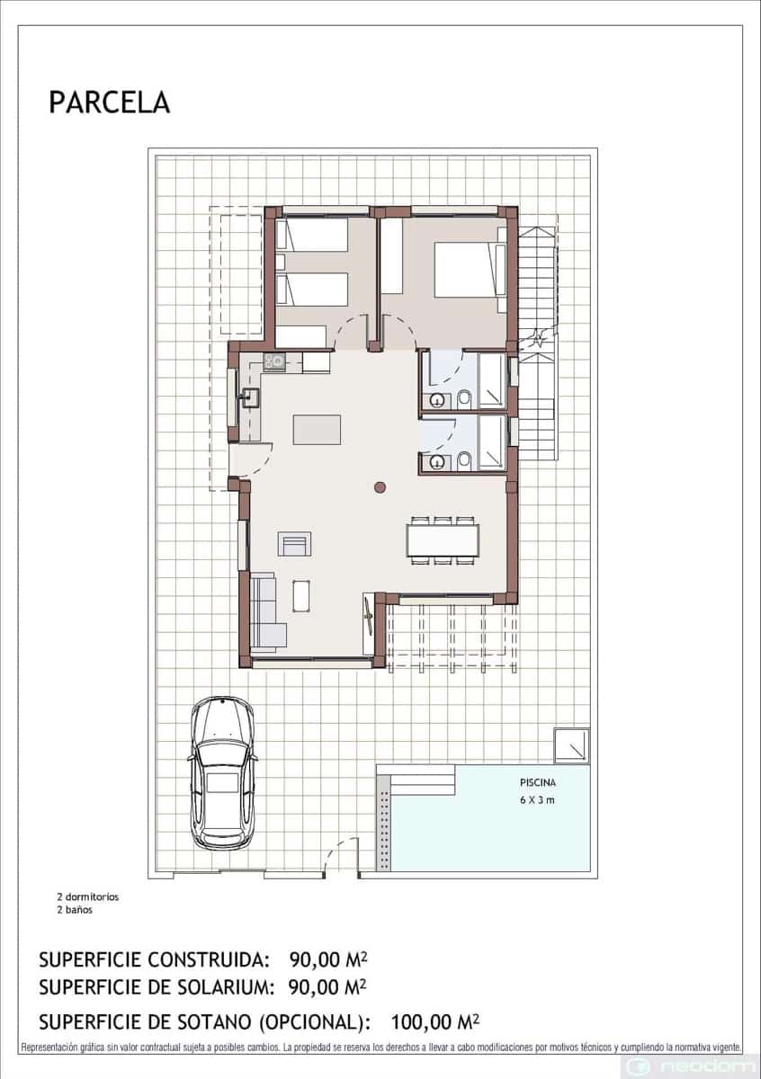 2 makuuhuone Huvila myytävänä paikassa Vera mukana uima-altaan - 539 000 € (Ref: 9387301)