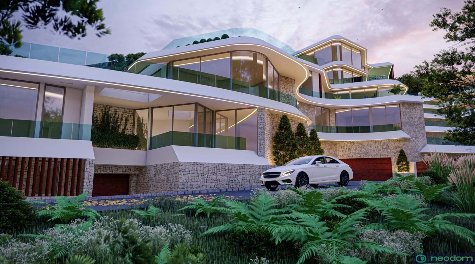 4 chambre Penthouse à vendre à Calpe / Calp avec piscine - 2 150 000 € (Ref: 9387330)