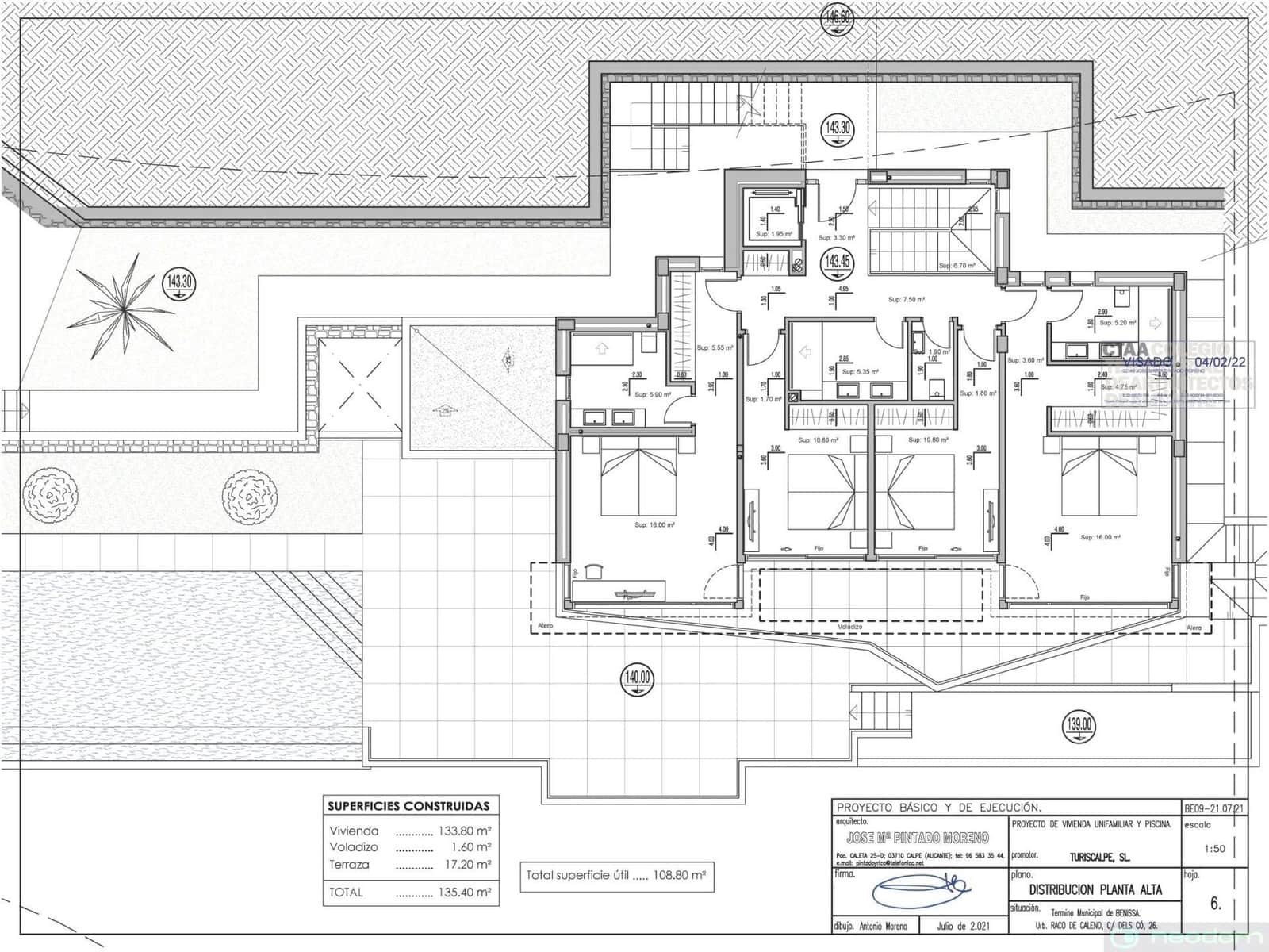 4 bedroom Villa for sale in Benissa with pool - € 2,450,000 (Ref: 9387360)