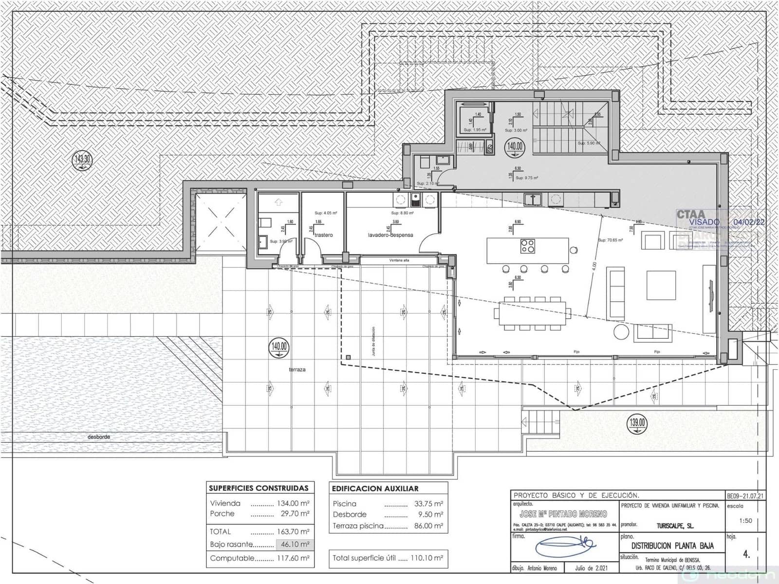 4 bedroom Villa for sale in Benissa with pool - € 2,450,000 (Ref: 9387360)