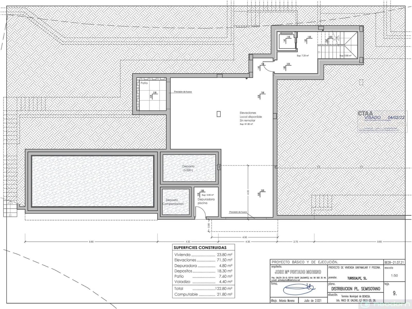 4 bedroom Villa for sale in Benissa with pool - € 2,450,000 (Ref: 9387360)