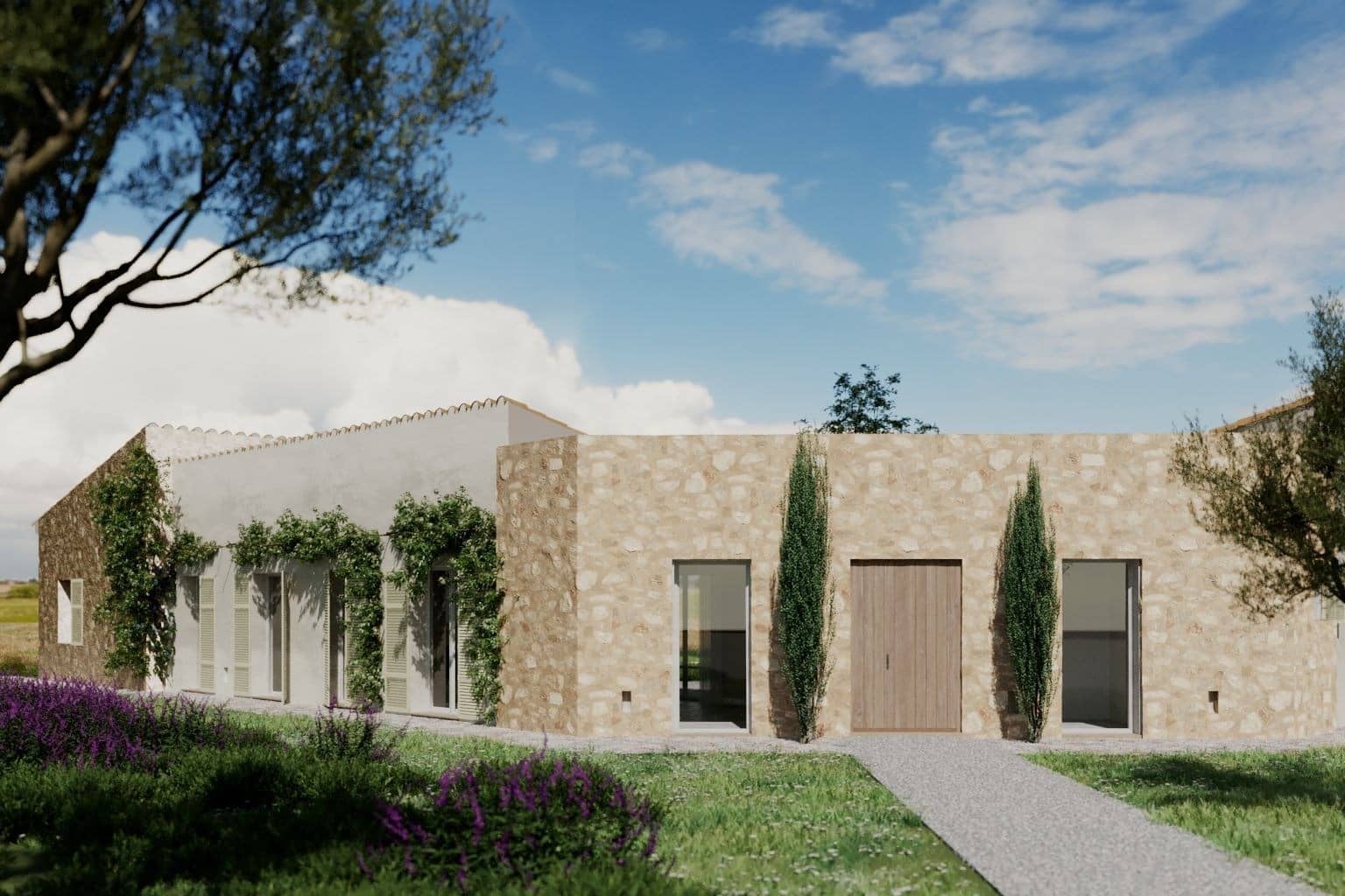 4 soveværelse Finca/Landehus til salg i Vilafranca de Bonany med swimmingpool garage - € 1.490.000 (Ref: 10160051)
