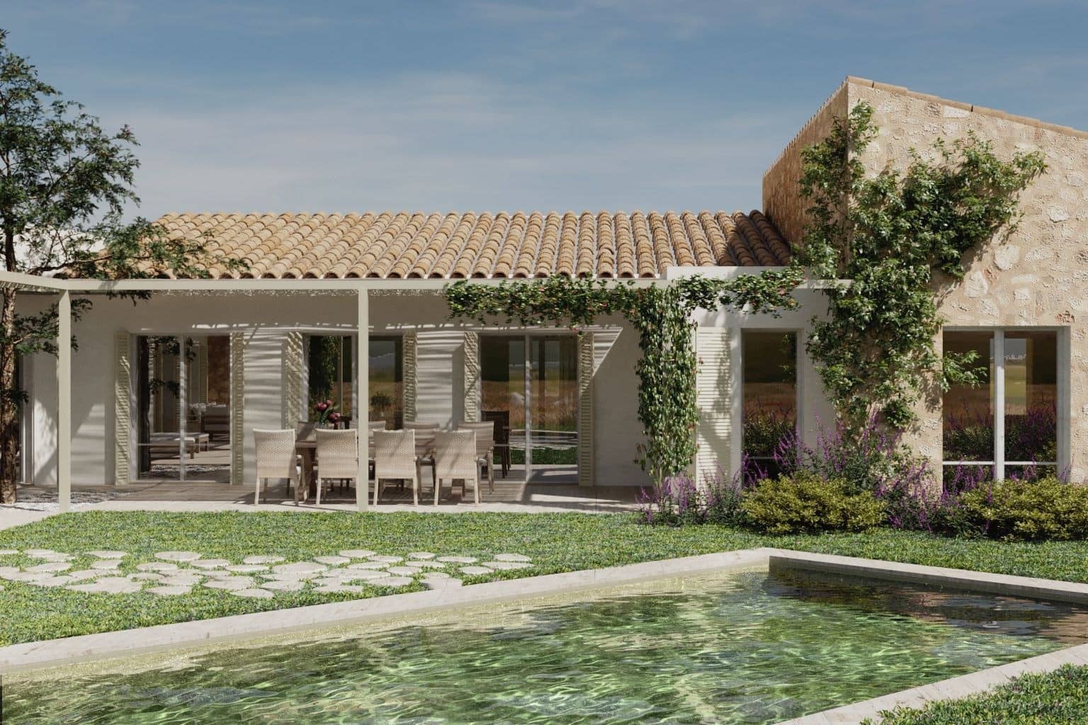 4 soveværelse Finca/Landehus til salg i Vilafranca de Bonany med swimmingpool garage - € 1.490.000 (Ref: 10160051)