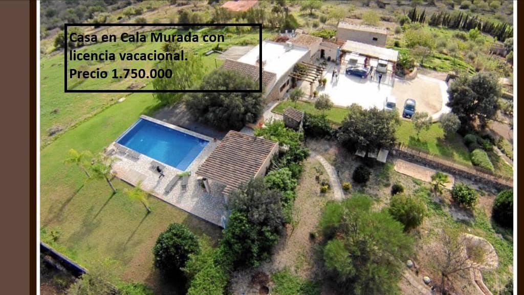 3 slaapkamer Finca/Landhuis te koop in Manacor met zwembad garage - € 1.750.000 (Ref: 10163212)