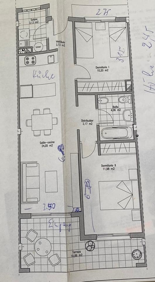 2 slaapkamer Flat te koop in Adeje met zwembad - € 334.000 (Ref: 10041697)
