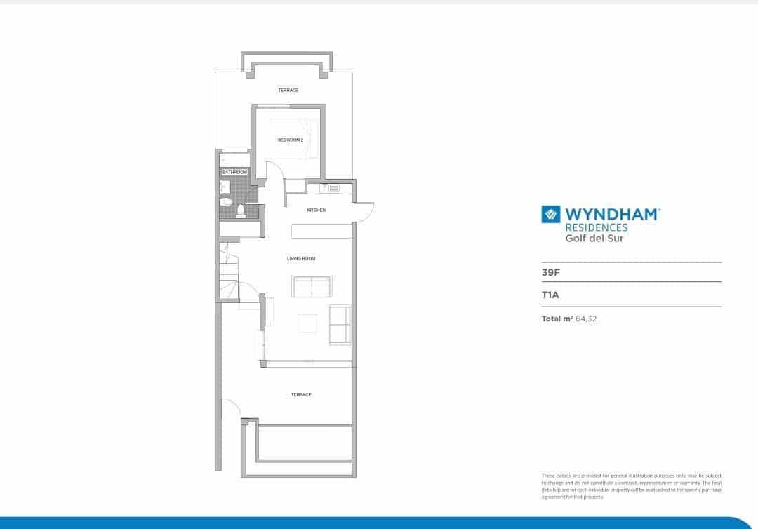 1 slaapkamer Flat te koop in San Miguel de Abona met zwembad - € 210.000 (Ref: 8541729)