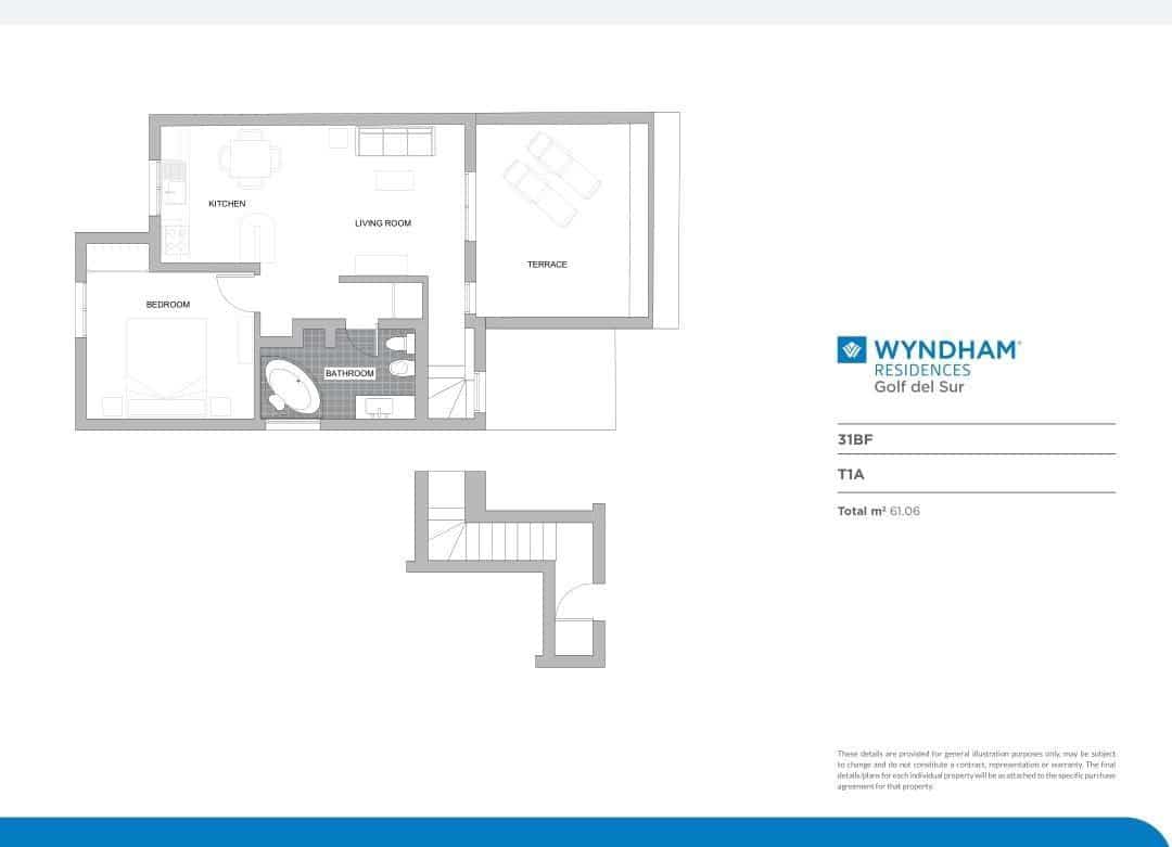 1 slaapkamer Flat te koop in San Miguel de Abona met zwembad - € 210.000 (Ref: 8541729)