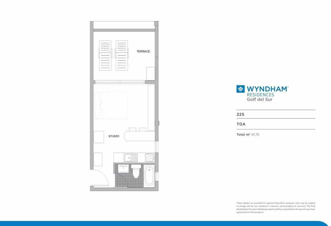 2 soverom Leilighet til salgs i San Miguel de Abona med svømmebasseng - € 330 000 (Ref: 8541730)