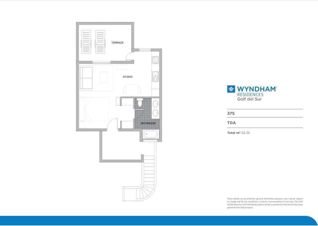 1 soveværelse Lejlighed til salg i San Miguel de Abona med swimmingpool - € 185.000 (Ref: 8541731)