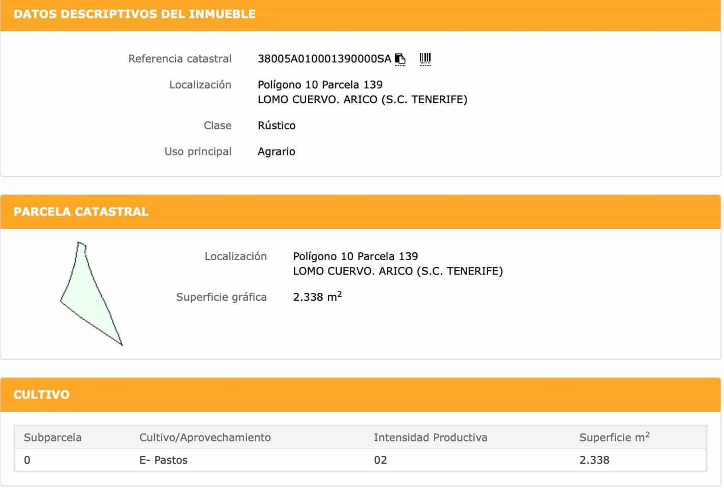 Terre non Aménagée à vendre à Arico - 15 000 € (Ref: 8840500)