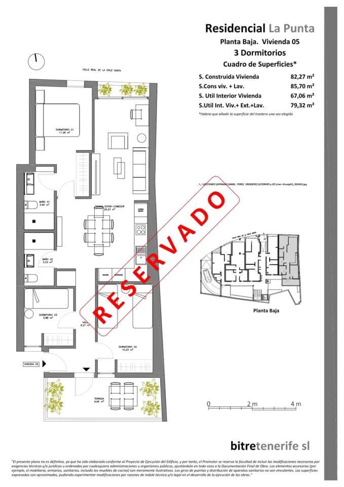 3 slaapkamer Flat te koop in Los Realejos met garage - € 215.499 (Ref: 8981643)