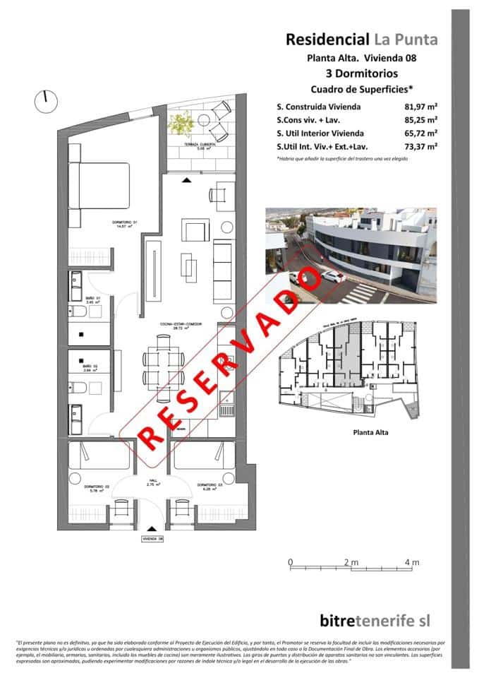 3 slaapkamer Flat te koop in Los Realejos met garage - € 215.499 (Ref: 8981643)