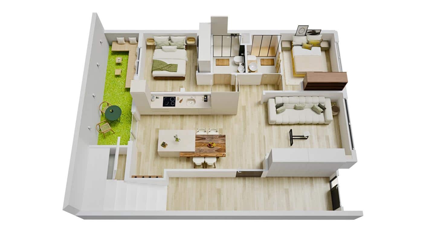 2 soveværelse Lejlighed til salg i San Cristobal de La Laguna - € 246.000 (Ref: 9357535)