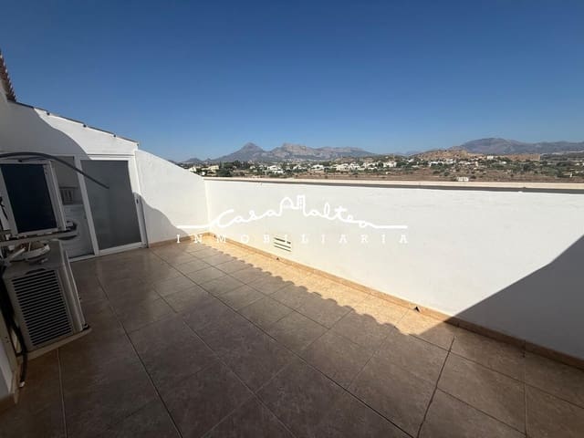 Penthouse de 3 chambres à louer à Altea avec garage - 1 100 € (Ref: 10009222)