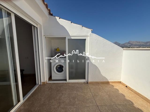 Penthouse de 3 chambres à louer à Altea avec garage - 1 100 € (Ref: 10009222)
